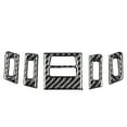 thumbnail image 4 of Newest 5Pcs Carbon Fiber Central AC Vent Outlet Cover Trim For BMW E90/92/93 2005-2012 Direct Replacement Car Accessories, 4 of 10