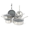 thumbnail image 1 of Juego de Utensilios de Cocina Martha Stewart Acero Inoxidable Cerámica Antiadhereente, 1 of 7