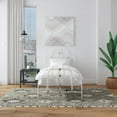 thumbnail image 2 of Novogratz Boutique Olivia Metal Bed, Twin Size Frame, White and Gold, 2 of 17