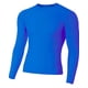 thumbnail image 1 of Camiseta Compresión Manga Larga A4 Poliéster Spandex Adulto Royal L, 1 of 1
