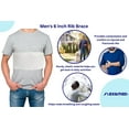 thumbnail image 5 of FlexaMed Men's 6 Inch Wide Adjustable Rib Brace - Medium, 5 of 6