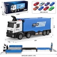 thumbnail image 2 of Pista de carreras Toy Carrier Truck con 8 coches de carreras para niños de más de 3 años, 2 of 6