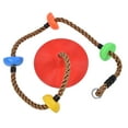 thumbnail image 1 of Disc Swing  Climbing Rope Colorful High Strength for Kids Children Indoors Outdoors, 1 of 7