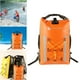 thumbnail image 5 of Bolsa seca, bolsa seca impermeable de 30 l/bolsa impermeable con correa para kayak, paseo en barco, canoa, pesca, rafting, natación, snowboa naranja Macarena Estuche a prueba de agua, 5 of 8