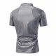 thumbnail image 4 of pstuiky camiseta de hombre, Camisa de fiesta de discoteca para hombre, color sólido, cuello alto brillante, manga corta camisas casuales para hombre s, 4 of 4