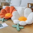 thumbnail image 5 of Almohada de flores Almohada grande para sentarse Sofá de oficina relajante de invierno (S, naranja) 62 * 65 cm TUNC Sencillez, 5 of 5