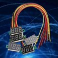 thumbnail image 4 of unique 5pcs Blue 0.36 Inch Digital Display DC Voltmeter Three Wire LED Volt Meter Voltage Monitor, 4 of 5