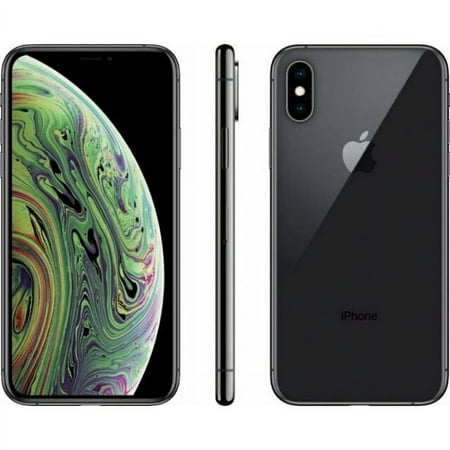 Restored Apple iPhone XS Max A1921 512GB Space Gray Fully Unlocked 6.46" Smartphone (Used)