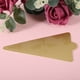 thumbnail image 4 of Tablero para pasteles, 50 piezas, tablero triangular dorado para magdalenas, mousse, tablero para pasteles, diseño de clase mundial, 4 of 8