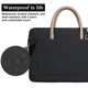 thumbnail image 5 of Bolsa para computadora portátil de tela Oxford, bolsa protectora ligera a prueba de golpes para computadora, bolsa multifuncional para computadora portátil, 5 of 5