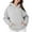 Gray, variant on Aloohaidyvio Hoodies for Women,Womens Button Hoodies Fashion Long Sleeve Blouse Casual Tops Sweatershirt