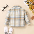 thumbnail image 2 of Chaqueta de Forro Polar Gibobby para Bebés Niños Camisa a Cuadros Manga Larga Otoño 2-3 Años, 2 of 5