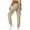 Beige, variant on XuJwPNcy Women's Hiking Capris Quick Dry Cargo Joggers Pants Athletic Lounge Casual Solid Color Lightweight for Outdoor