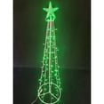 thumbnail image 3 of LED Metal Decorative Tree with Top Star - Green, 3 of 3