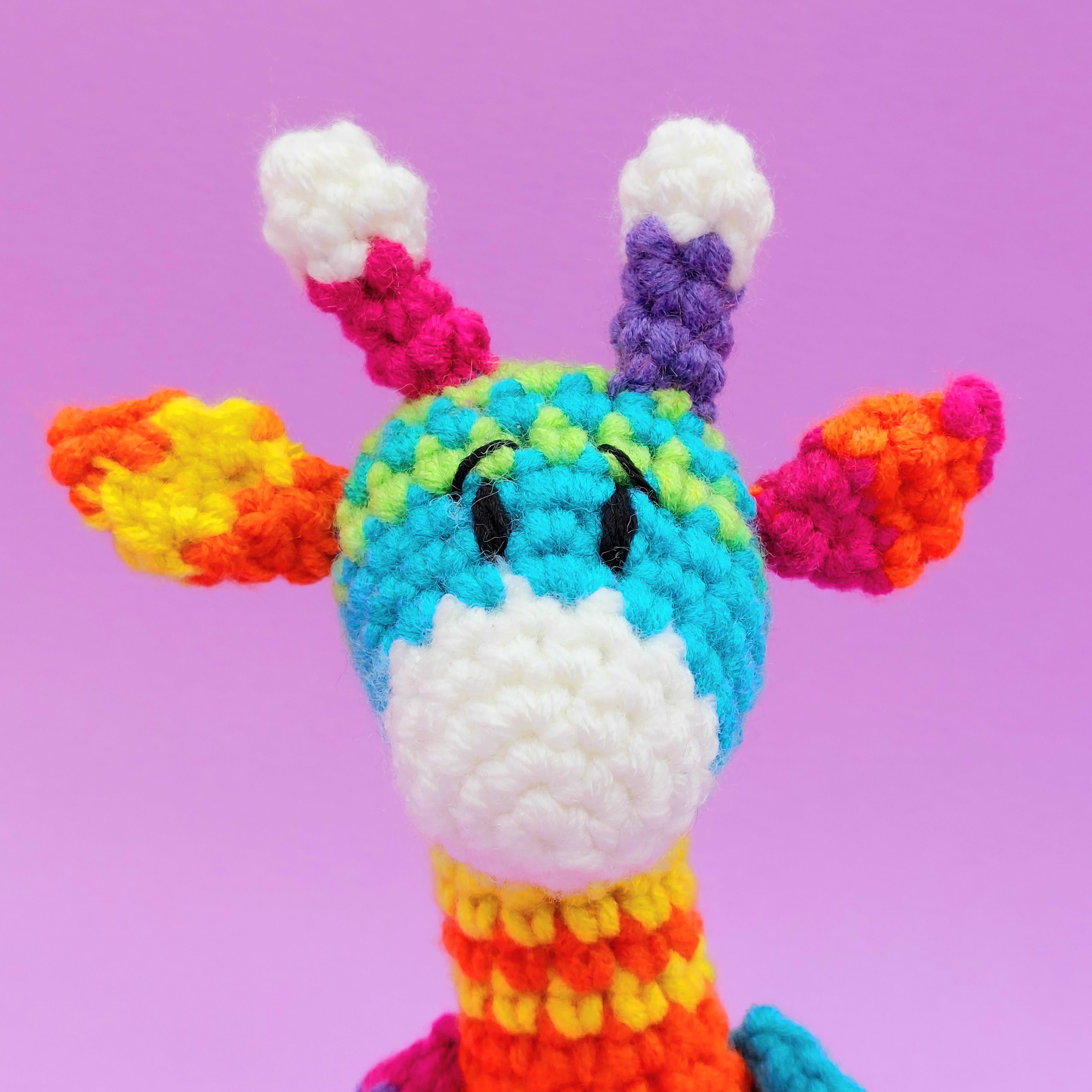 Crochet Kit Baby Sherbet the Rainbow Giraffe