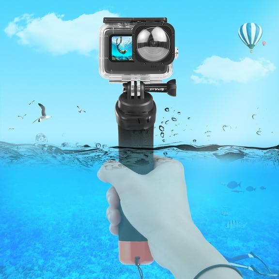 PULUZ Floating Foam Hand Grip Buoyancy Rods with Strap & Quick-release Base for GoPro, Insta360,