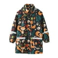 thumbnail image 1 of MIASHUI Imperméable à Capuche pour Garçons Filles Enfants Imperméables Coupe-Vent d'Extérieur Manteau de Pluie, Orange, 10-11 Ans, 1 of 9