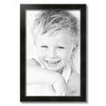 thumbnail image 2 of ArtToFrames 16" x 25" Honors Black with Silver Picture Frame, 16x25 inch Black Wood Poster Frame (WOM-5157),  Pack, 2 of 7