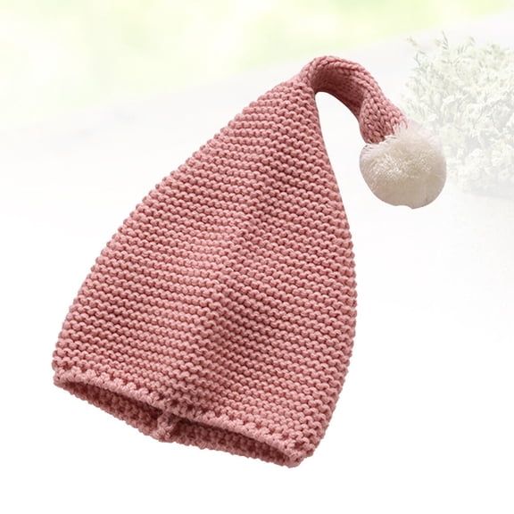 PTOOTP Kids Holiday Hat Pink Warm Christmas 1Pcs