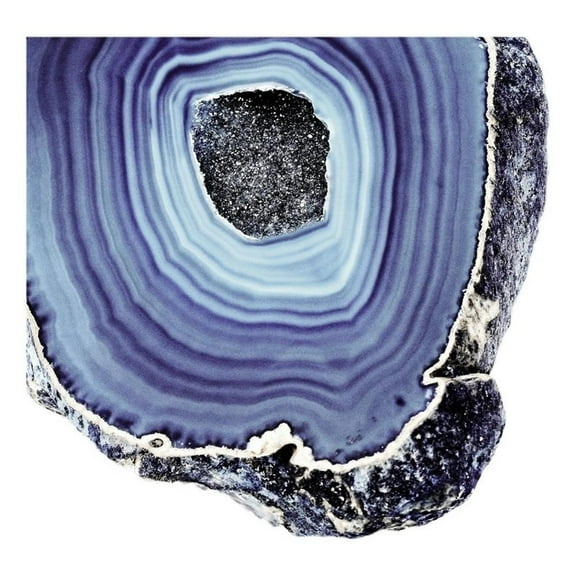 Giant Art 72x72 Indigo Agate C Fine Art Giant Canvas Print in White