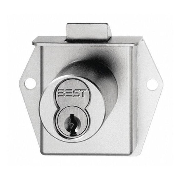 Best Latchbolt Cabinet Lock,Satin Chrome 5L7ML2626