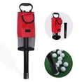 thumbnail image 1 of QualitChoice Portable Golf Ball Retriever Golf Shag Bag Golf Ball Pick Up with Removable Tube Practice Collector red, 1 of 1