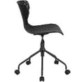 thumbnail image 2 of Flash Furniture Brockton Contemporary Design Black Plastic Task Office Chair, 2 of 5