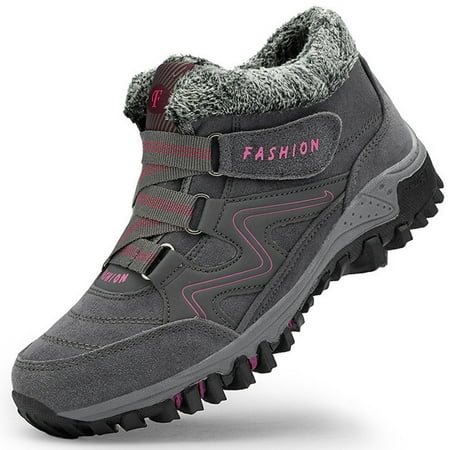 Ecetana Winter Snow Boots for Women Keep Warm Lined Ankle Booties Outdoor Hiking Shoes