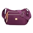 thumbnail image 1 of Sac Messager à Bandoulière Réglable en Tissu Nylon Multicolore Grande Capacité Fermeture Éclair Sacs de Travail pour Femmes, 1 of 3