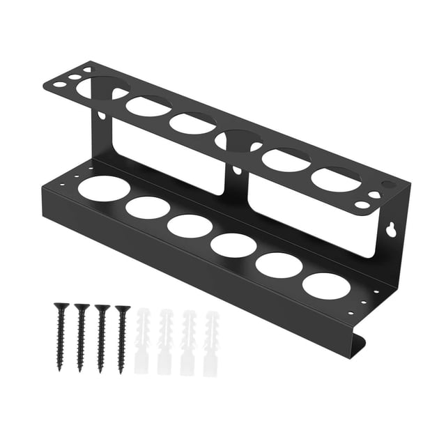Soporte para tubos de calafateo, estante de metal, versátil, ahorra espacio, organizador de latas de , sellador para el hogar, taller, garaje.