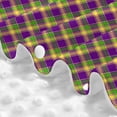 thumbnail image 5 of Car Seat Cover Baby - Mardi Gras Plaid Breathable Infant Car Seat Cover for Baby Carseat, Lightweight Comfort Baby Essentials Must Haves Newborn Stuff for Girl Boy, 5 of 7