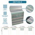 thumbnail image 6 of Farm Fruits Table Runner 72 Inches, Watermelon Lemons Peach Green Grey Striped Bed Runner Dresser Scarves Tabletop for Indoor Outdoor Parties/Ceremony/Banquet, 18" x 72", 6 of 8