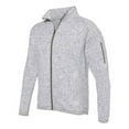 thumbnail image 2 of Burnside - Women's Sweater Knit Jacket - 5901 - Heather Grey - Size: XL, 2 of 3