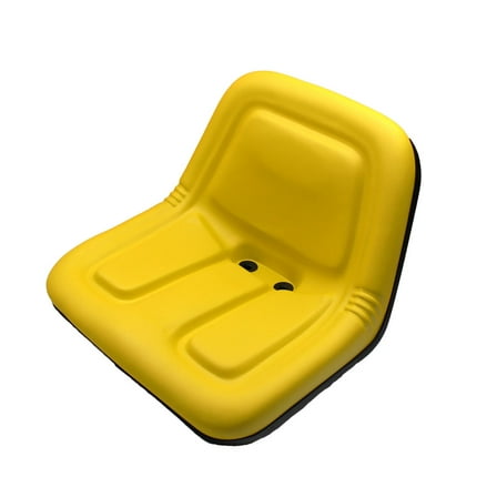 RAParts 135001YE Yellow High-Back Pan Seat for Forklifts Backhoes Compact Tractors Turf Lawn & Garden Equipment Utility Trucks