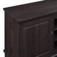 thumbnail image 3 of Walker Edison Wood TV Stand for TVs up to 60" - Espresso, 3 of 6