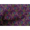 thumbnail image 4 of oneOone Cotton Poplin Fabric Leaves & Floral Block Printed Craft Fabric BTY 42 Inch Wide, 4 of 4