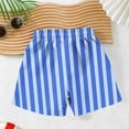 thumbnail image 5 of Fesfesfes Boys Quick Dry Swim Trunks for Summer Beach Vacation Outdoor Sports with Pockets Comfortable Casual Board Shorts for Kids and Youth(Blue#2,6-7 Years), 5 of 8