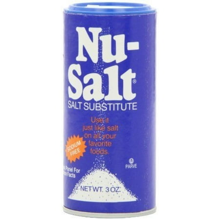 Nu-Salt Salt Substitute  3 oz (Pack of 2) (Best Salt Substitute Out There)