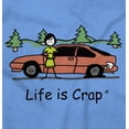 thumbnail image 2 of Flat Tire Stuck Cars Stranded Novelty Women's Graphic T Shirt Tees Brisco Brands X, 2 of 6