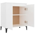 thumbnail image 2 of vidaXL Buffet Blanc 60x35x70 cm Bois d'Ingénierie, 2 of 4