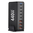 thumbnail image 3 of 440W Quick PD Charger 8 Ports USB Type C Adapter Mobile Phone Laptop Charging Dock Stand, 3 of 5