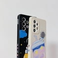 thumbnail image 5 of Compatible with Samsung Galaxy A13 Astronaut Case Women Girls Candy Color Cute Case Camera Lens Full Protection Soft Silicone Case for Samsung Galaxy A13 5g 6.5 inch (White b), 5 of 6