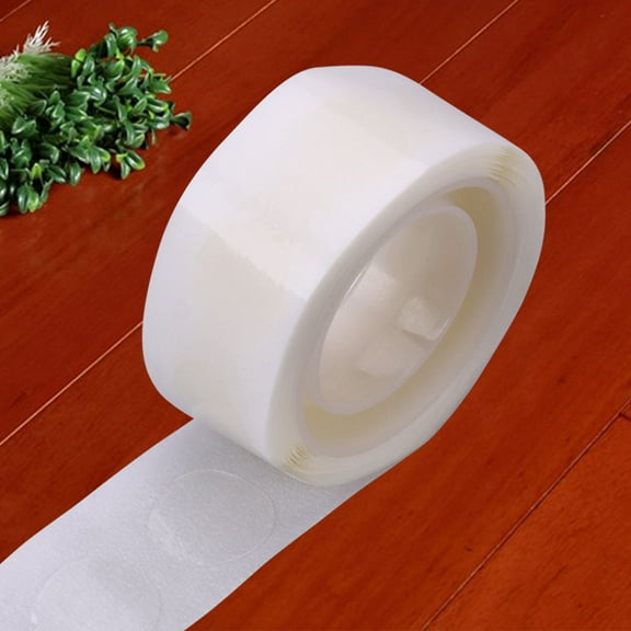 KONTONTY 100 Glue Adhesive Points Tape Adhesive Stick Dots for Balloon Arch Decoration No Residue Solid Gum