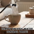 thumbnail image 5 of Apeya Black Coffee Kettle Flow Control Valve, Adjustable Gooseneck Drip Pour Over Regulator, 90 Degree Narrow Spout Water Controller Kit for Home Baristas, 5 of 9