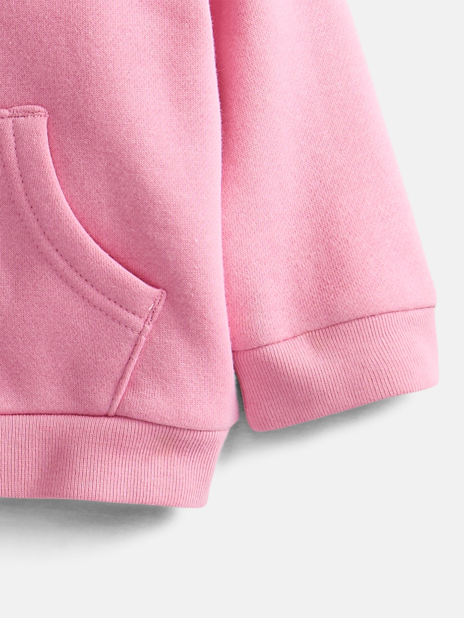 Wonder Nation Baby and Toddler Fleece Zip Up Hoodie, Sizes 0M-5T