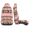 thumbnail image 4 of XMXT 2Pcs Car Seat Cover, Aztec Native Style Retro Print Seat Covers for Cars, Universal Fit, 4 of 9