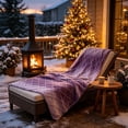 thumbnail image 5 of Diamond Lattice Throw Blanket 39.37x27.56in Multi Purpose Decorative Bed Blanket for Home, 5 of 6