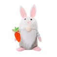 thumbnail image 1 of OUSITAID Cute Easter Bunny Plush Ornament Create Happy Easter Atmosphere for Table Home Festive Decor, 1 of 2