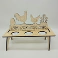 thumbnail image 5 of SDFGTstore DIY Wooden Easter Egg Holder Bunny Chicken Pattern Rack Display Stand Decoration, 5 of 10