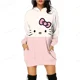 thumbnail image 2 of Sudadera con capucha de Hello Kitty, sudaderas con capucha kawaii, sudaderas con capucha con estampado gráfico de Hello Kitty de anime japonés, suéteres casuales para mujer, 2 of 5